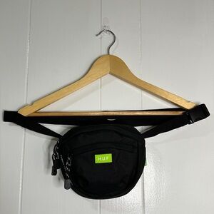 HUF Black Adjustable Shoulder Bag